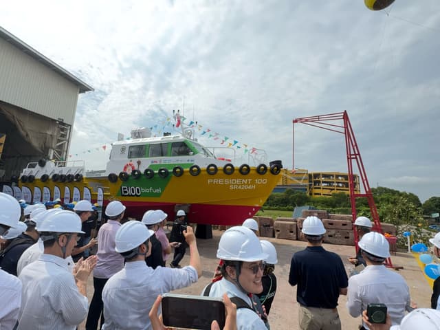 Pinnacle Marine Celebrates Milestone with Launch of Singaporeโs First B100-Powered Research Harbour Craft