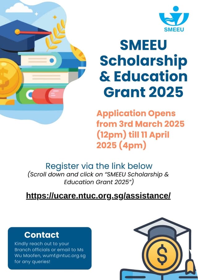 SMEEU Scholarship & Education Grant 2025