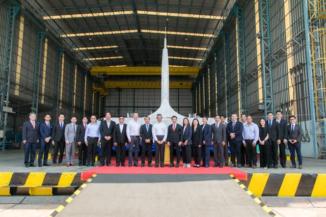 Aesen Celebrates Keel Laying of Revolutionary Wind Flyer Trimaran Fast Crew Boat