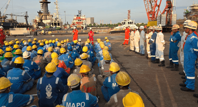 PaxOcean Singapore Safety Time Out Briefing